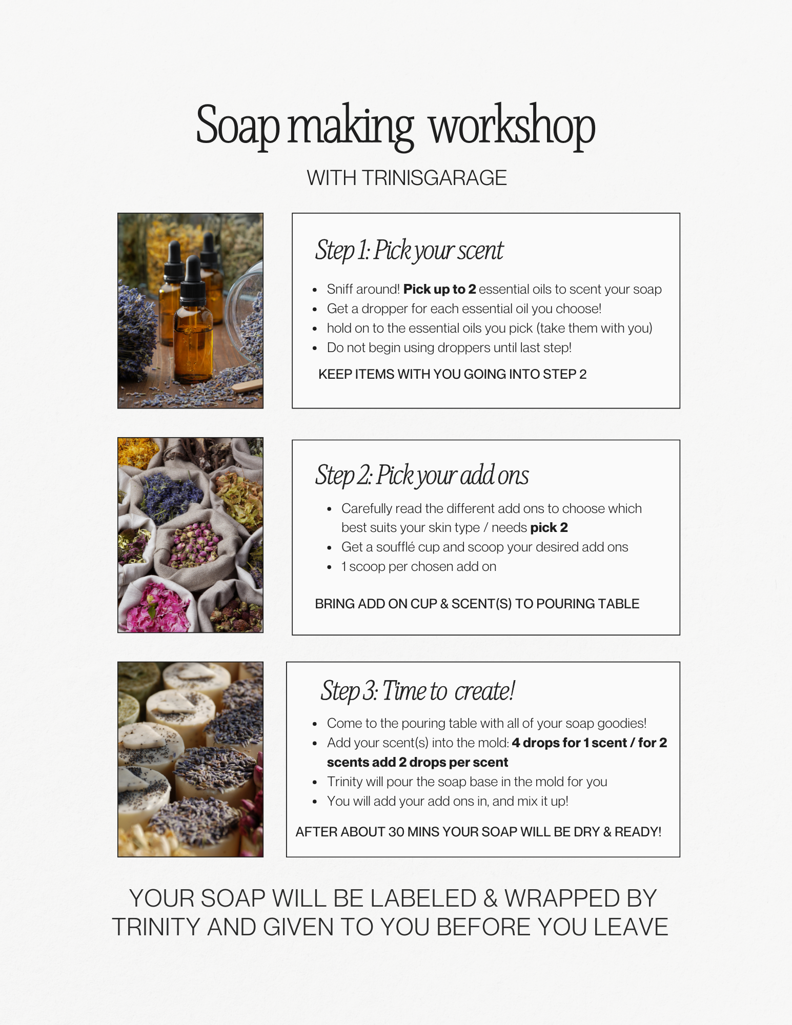 Soap Making Workshop